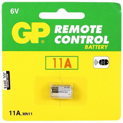 GP Batteries High Voltage 11A Blister with 1 battery. 6V 103136 - eet01