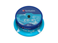 43432 Verbatim CD-R 52X Extra Protect. 700MB 25 Pack - eet01