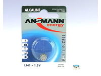 ANSMANN Battery LR41, 1.5 V, Alkaline 1pcs/pack 5015332 - eet01
