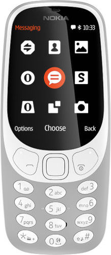 Nokia 3310 DUAL SIM GREY 3310, Bar,  6.1 cm (2.4"), 2 3310, Bar,  A00028116 - eet01