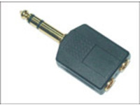 AUDANS MicroConnect Adapter 6.3mm - 2X3.5mm M-F Stereo - eet01