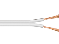 MicroConnect Loudspeaker cable, 10m, white Cable diameter 2 x 1,5 mm CCA AUDSPEAKER3 - eet01
