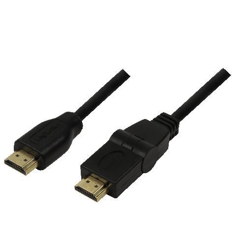 LogiLink HDMI - HDMI, 1.8m HDMI cable  HDMI Type A (Standard) Black  CH0052 - eet01