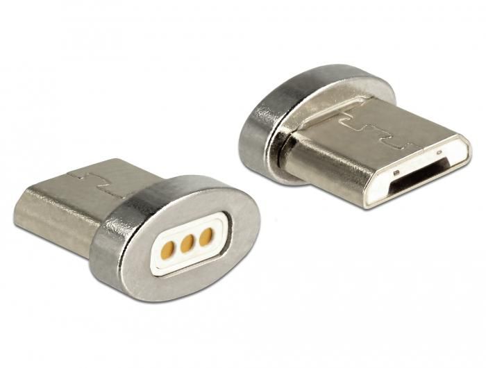 Delock Magnetic Adapter USB Type  Micro-B male  DE-65929 - eet01