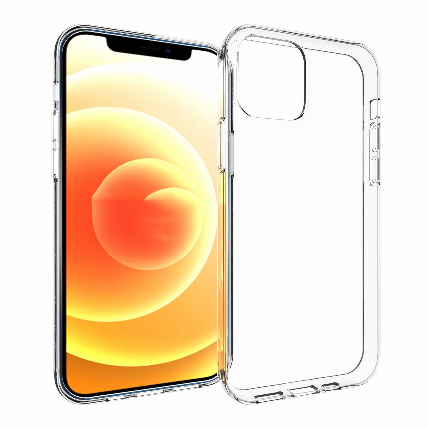 ESTUFF IPhone 13 Soft case Clear ultra-slim UV-coated TPU ES67100002-BULK - eet01