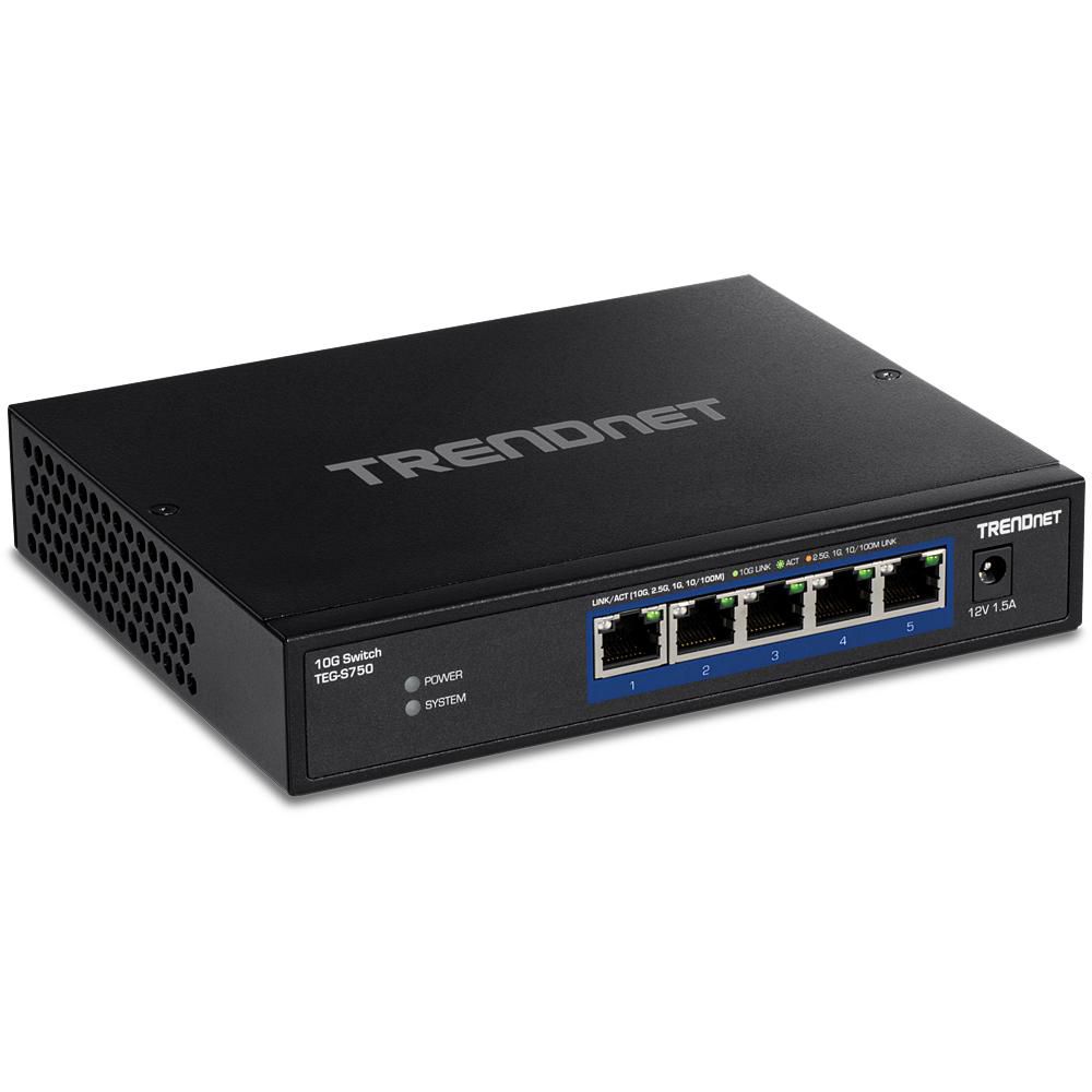 TRENDnet 5-Port 10G Switch  TEG-S750 - eet01