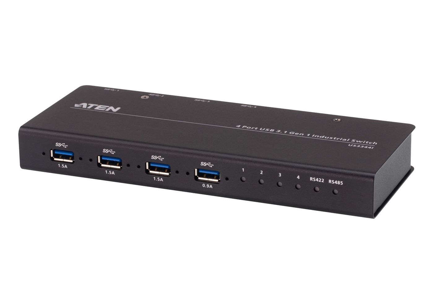 Aten 4-Port USB 3.1 Gen1 Industrial Switch US3344I-AT - eet01