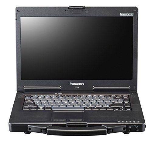 Panasonic Toughbook CF-53 - MK4, Intel Core i5-4310U - 2.0GHz, 8GB, 256GB SSD,  14"(35.6 cm) HD (1366 x 768), DVD-RW, W-Lan, Bluetooth, RS232, HDMI,  LTE-4G, USB 3.0  Win 10 Pro, 1 Year RTB warranty - Refurbished Grad A.