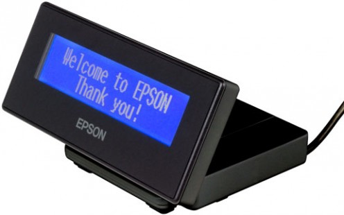 Epson - Pos Sd Label Consumables Dm-d30 Display For Tm-m30 Black     Retail Usb2.0 Max40 20col/2line  In A61cf26111