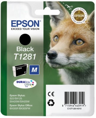 BB Compat Epson C13T12814010 (T1281) Black Cart C13T12814010 - rem01