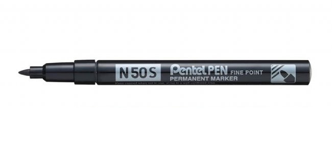 pentel N50s Perm Mkr Bk Pk12 N50s-a - AD01