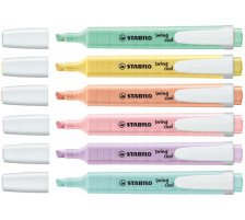 stabilo Stabilo Swing Cool Highlighters Assorted Pastel Colours Pk6 275/6-08 - AD01