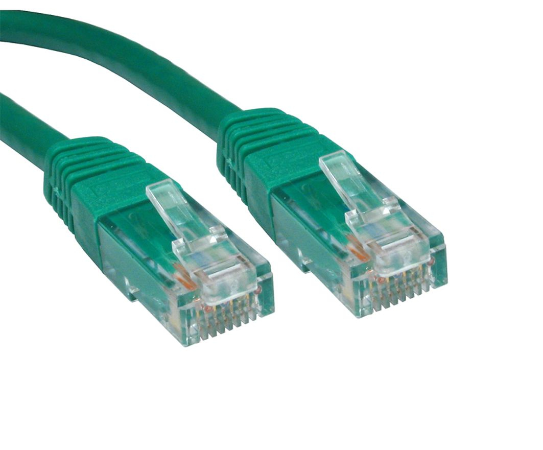 0.25m Cat 6 Utp Moulded Cable Green  Ert-600-hg - WC01