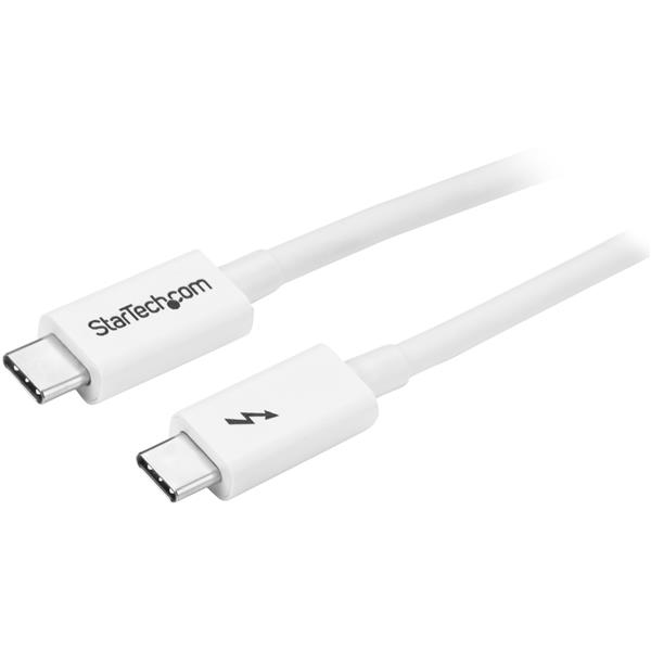 Startech - Cables                2m Thunderbolt 3 Usb C Cable        20gbps - White                      Tblt3mm2mw