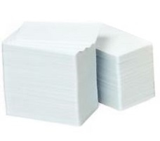 Zebra - Ait_cdsp_c5_1            Card Food Safe Pvc 30 Mil           Box Of 500 White/white Glossy       800050-167
