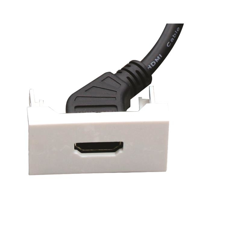FA-2420-P-HDMI(F/F)-20CM-V2.0 Garbot F22 HDMI Module - Angled. F/F. 20 Cm. White Factory Sealed