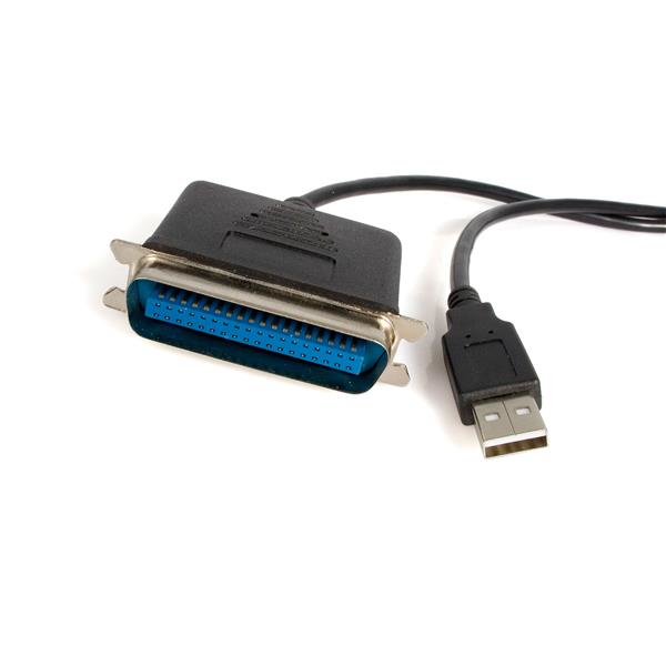 startech 10 Ft Usb To Parallel Printer Adapter Mm Icusb128410 - AD01
