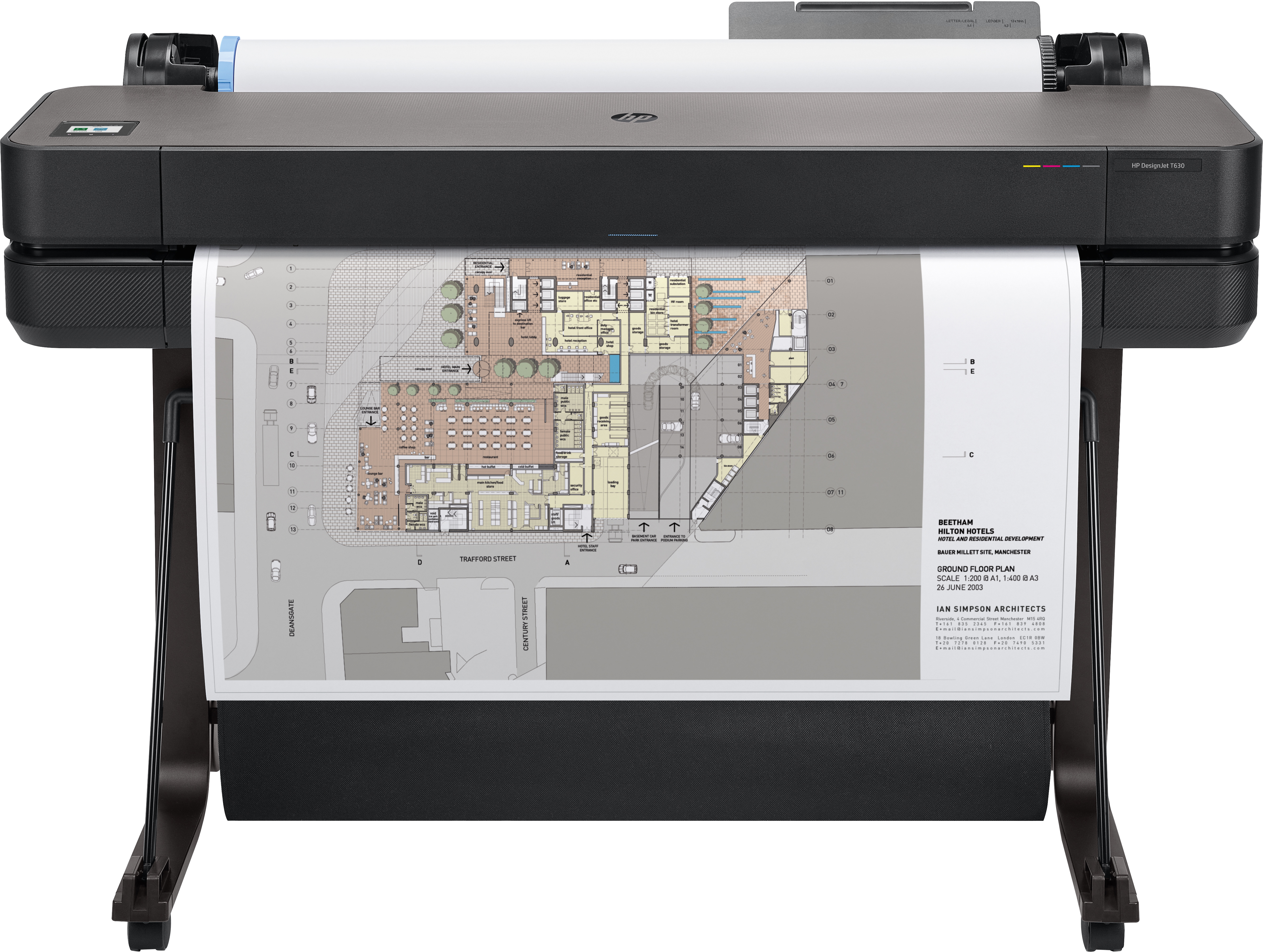 HP Designjet T630 Printer - 36in 5hb11a