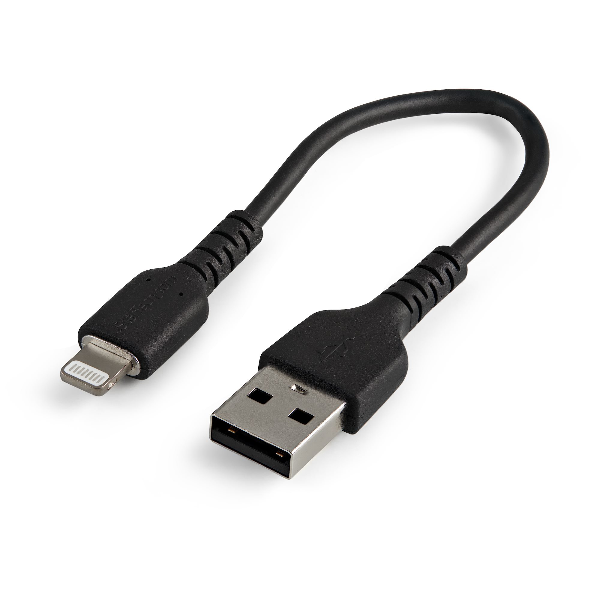 Startech - Computer Parts        15cm Usb To Lightning Cable         Apple Mfi Certified - Black         Rusbltmm15cmb