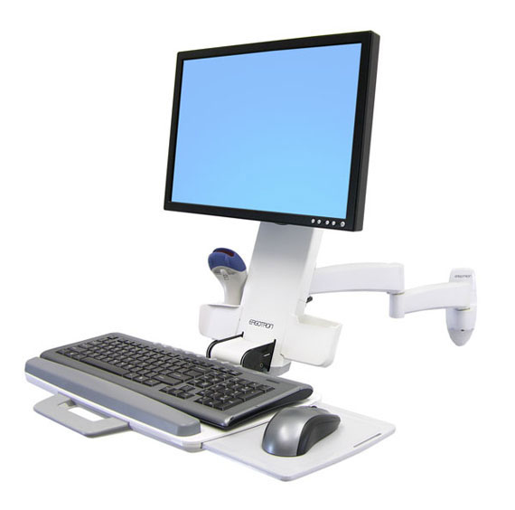 Ergotron                         200 Series Combo Arm                White (holds Lcd & Keyboard)        45-230-216