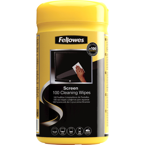 9970330 fellowes Screen Cleaning Wipes Tub 100 - NA01
