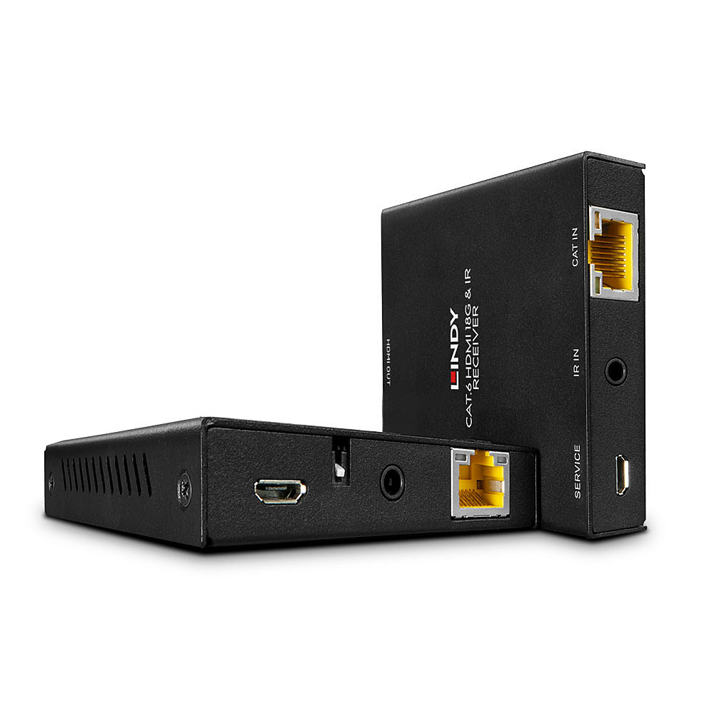 38205 lindy 50m Cat.6 Hdmi 18g & Ir Extender With Po - NA01