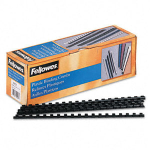 6200102 fellowes Value Binding Combs 6mm Black 6200102 (pk100) - AD01