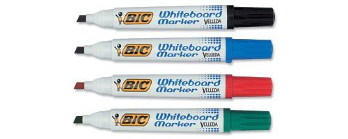 904941 bic Bic Velleda Whiteboard Marker 1.5mm Asstd 1701 904941(pk4) - AD01