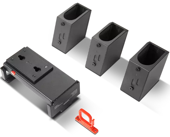 Lenovo Docking Station Mounting Bracket G2 - Docking Station Mounting Kit - Under-desk Mountable, Above-the-monitor Mountable - 22", 24" - For ThinkCentre M75t Gen 2, ThinkPad P14s Gen 2, P15 - C2000