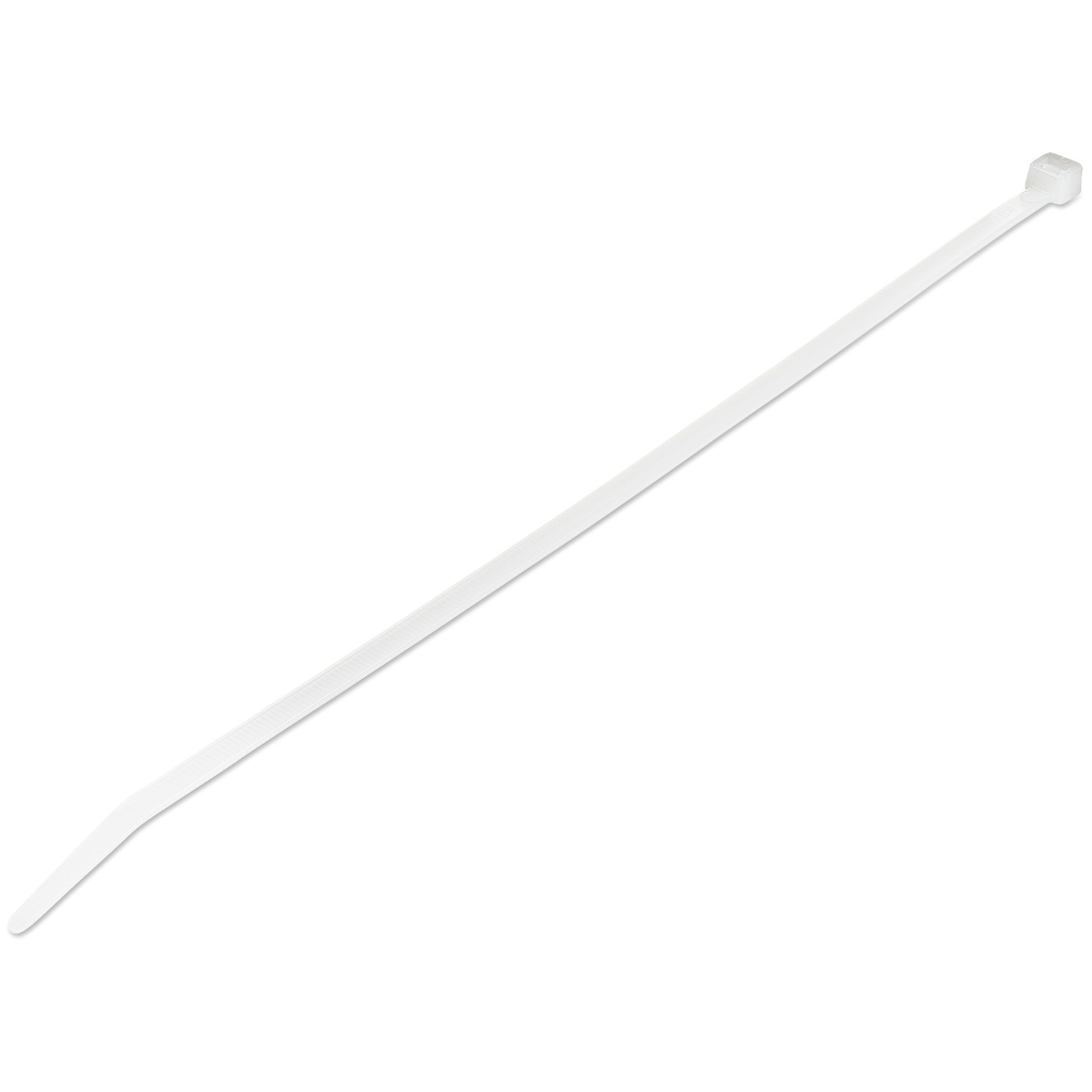 Startech - Cables                100 Pack 10 Cable Ties -white       Nylon Zip Tie Wraps Ul Taa          Cbmzt10n