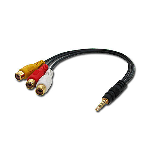 Lindy Cables & Adapters          Av Adapter Cable 3.5mm Jack         M To 3xphono F                      35539