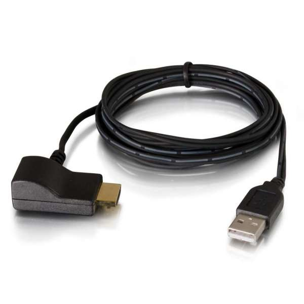 C2G USB Powered HDMI Voltage Inserter - Video / Audio Adaptor - TAA Compliant - HDMI Female To USB, HDMI Male - 1.8 M - Black 82236 - C2000