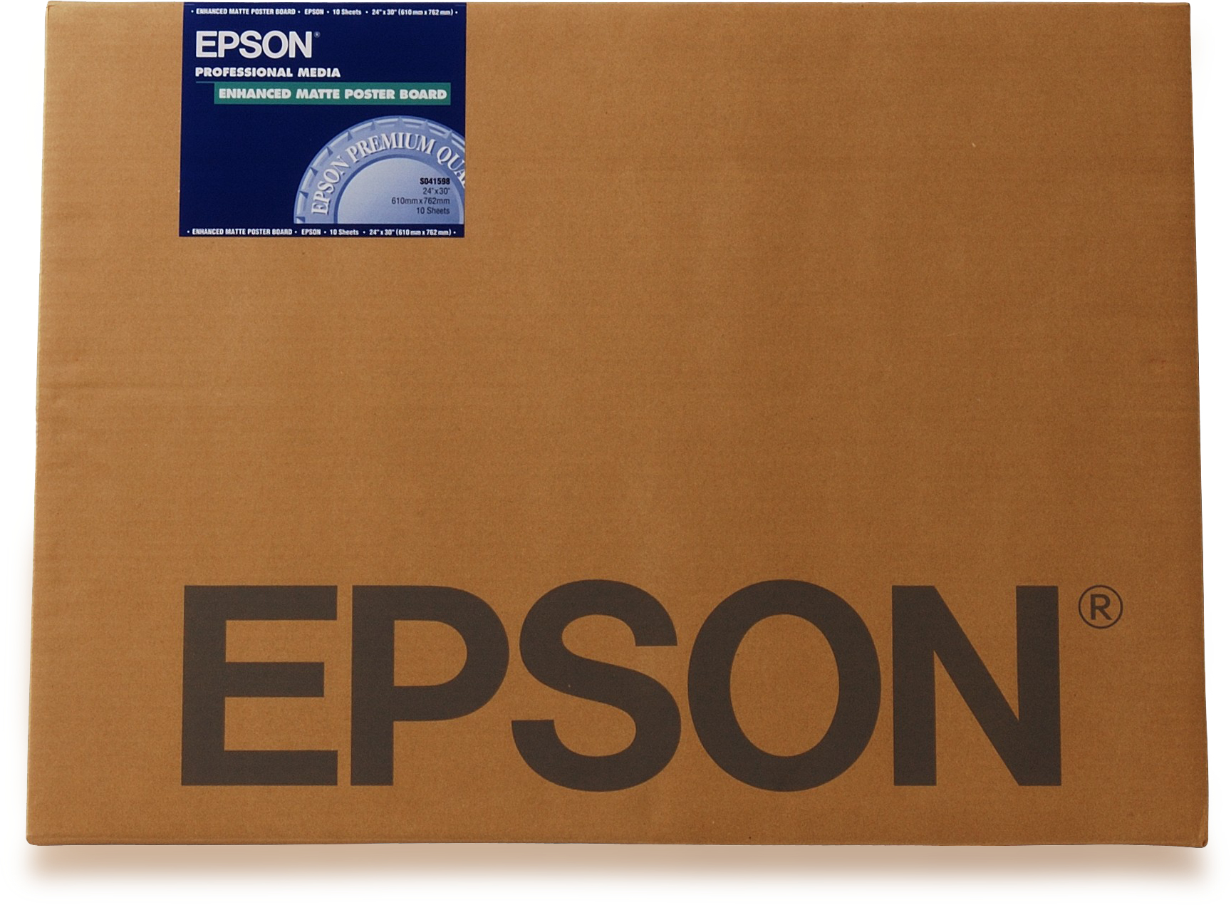 Epson Media, Media, Enhanced Matte Posterboard, Graphic Arts - Graphic And Signage Paper, A3+, 800 G/m2, 20 Sheets C13S042110 - C2000
