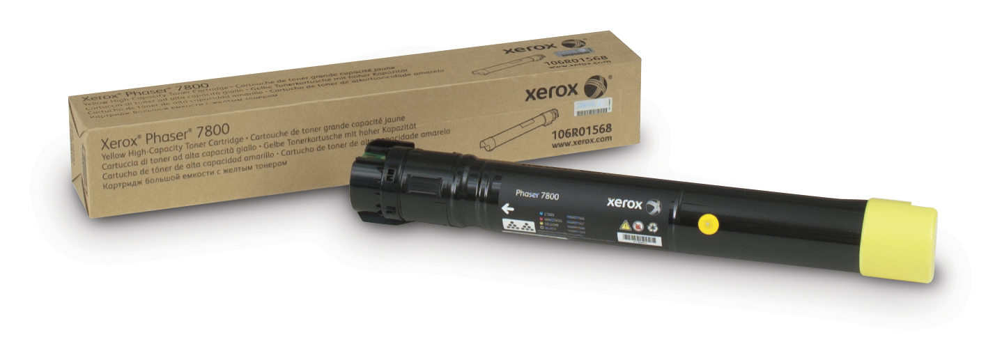 xerox Xerox Yellow High Capacity Toner Cartridge 17.2k Pages For 7800 - 106r01568 106r01568 - AD01