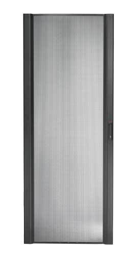 NetShelter SX 42U 600mm Wide Perforated Curved Door Black AR7000A - C2000