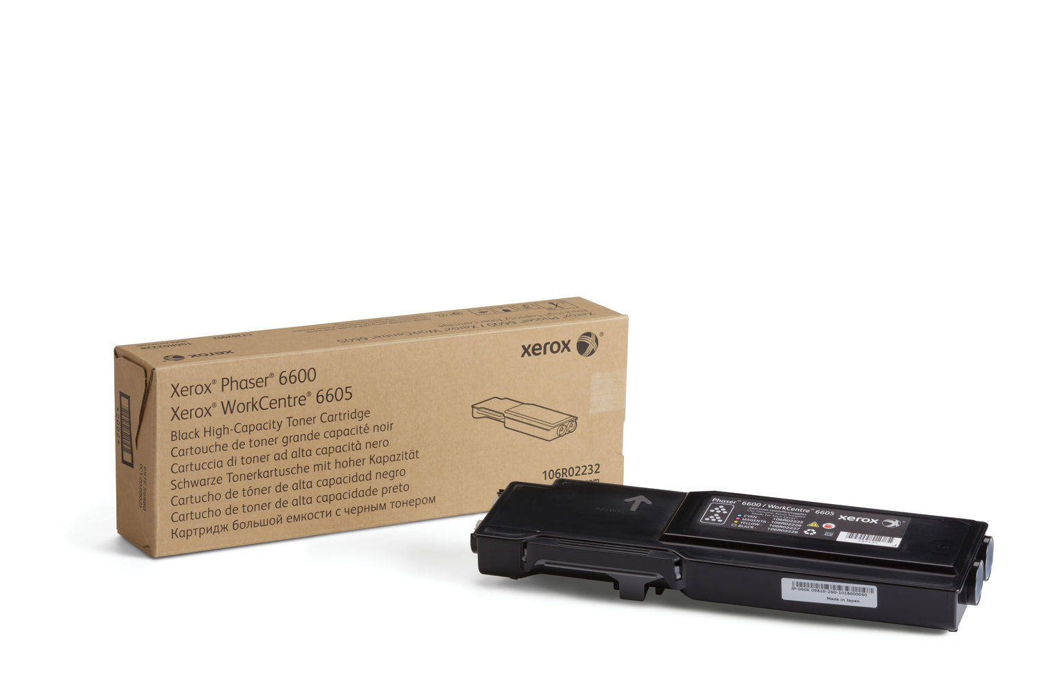 xerox Xerox Black High Capacity Toner Cartridge 8k Pages For 6600 Wc6605 - 106r02232 106r02232 - AD01