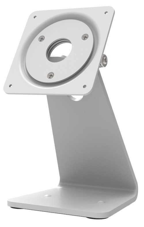 Compulocks VESA Rotating And Tilting Counter Stand - Stand - For Tablet - Aluminium - White 303W - C2000