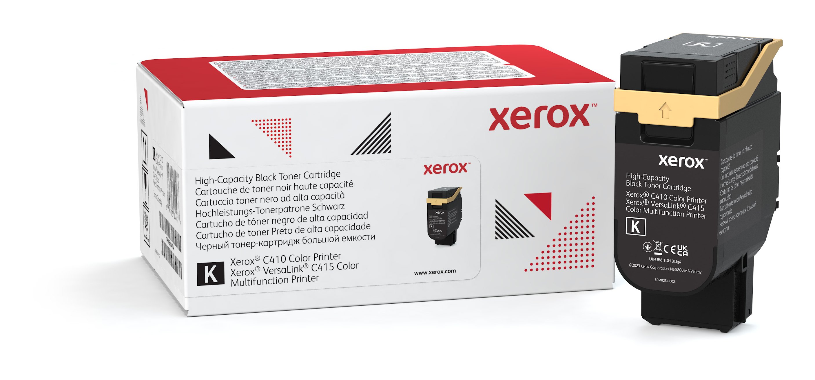 Xerox - High Capacity - Black - Original - Box - Toner Cartridge Use And Return - For Xerox C410, VersaLink C415/DN, C415V_DN 006R04685 - C2000