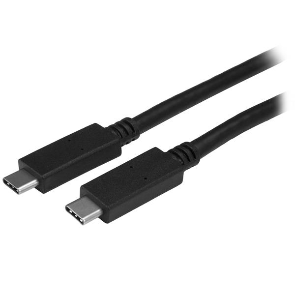 StarTech.com USB C Cable - 3 Ft / 1m - With Power Delivery (USB PD) - Power Pass Through Charging - USB To USB Cord (USB31C5C1M) - USB Cable - 24 Pin USB-C (M) To 24 Pin USB-C (M) - USB 3.1 - - C2000