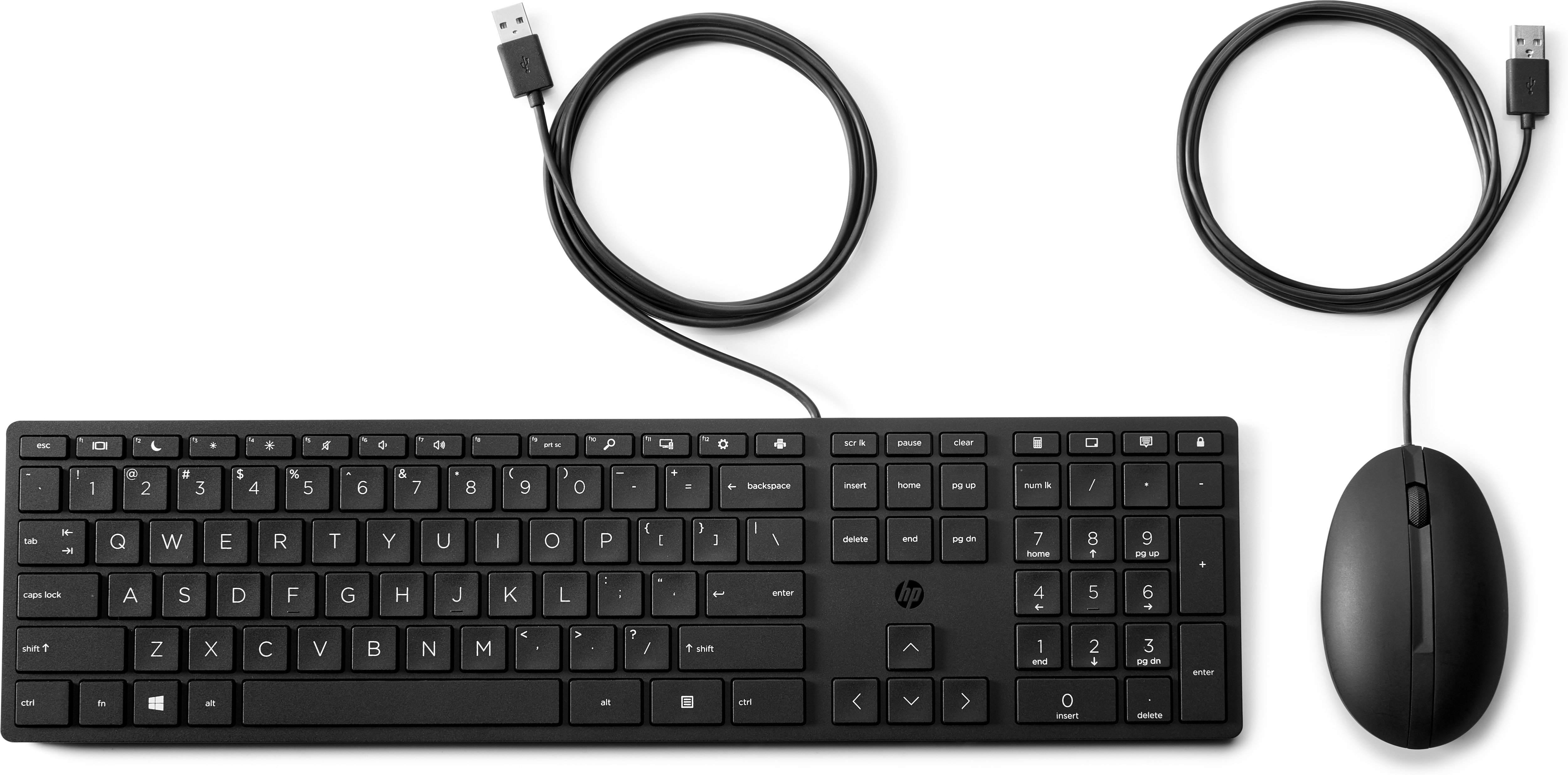 HP Wired Desktop 320MK Mouse and  Keyboard Sweden  9SR36AA#ABS - eet01
