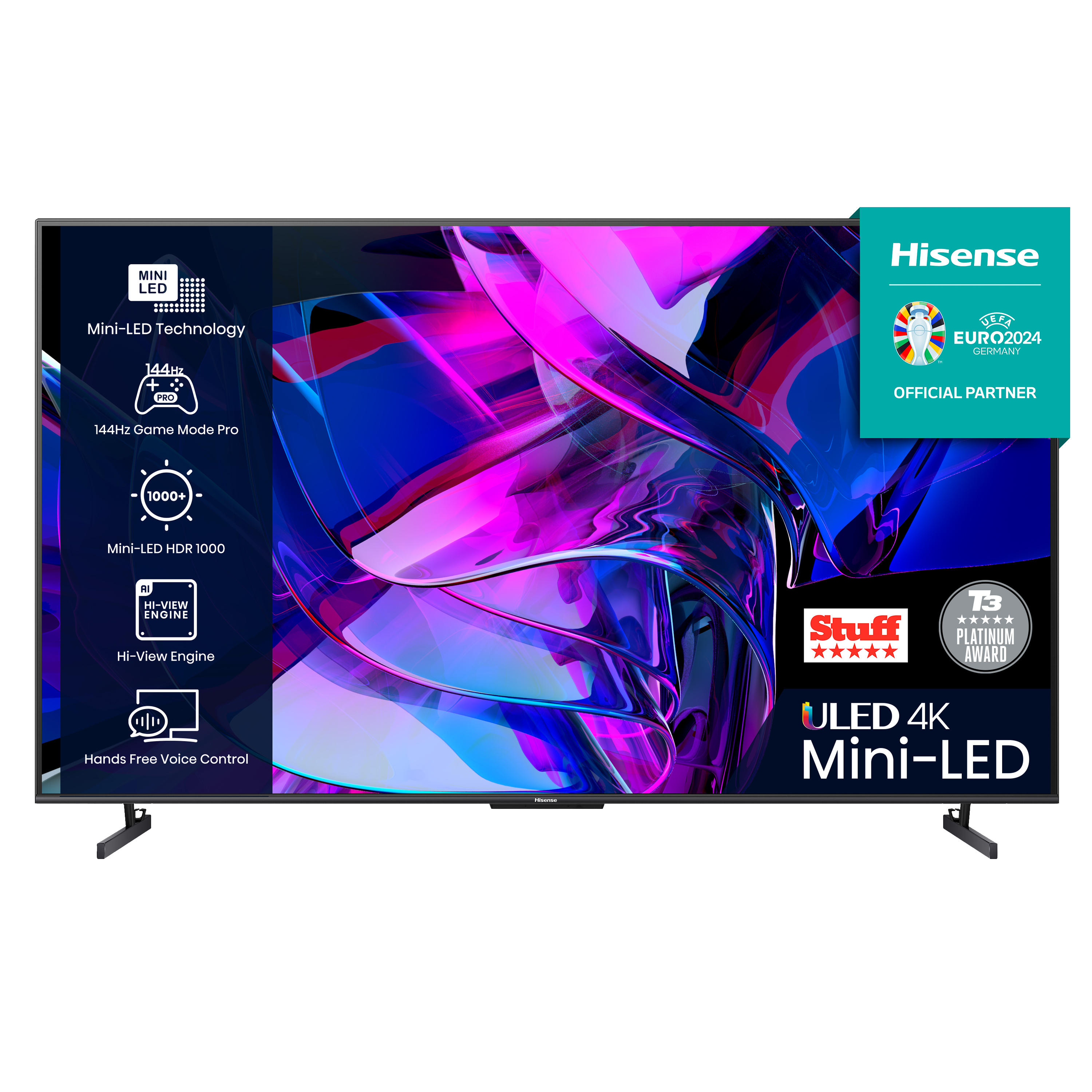 hisense 100 Mini-LED Smart TV 100U7KQTUK - MW01