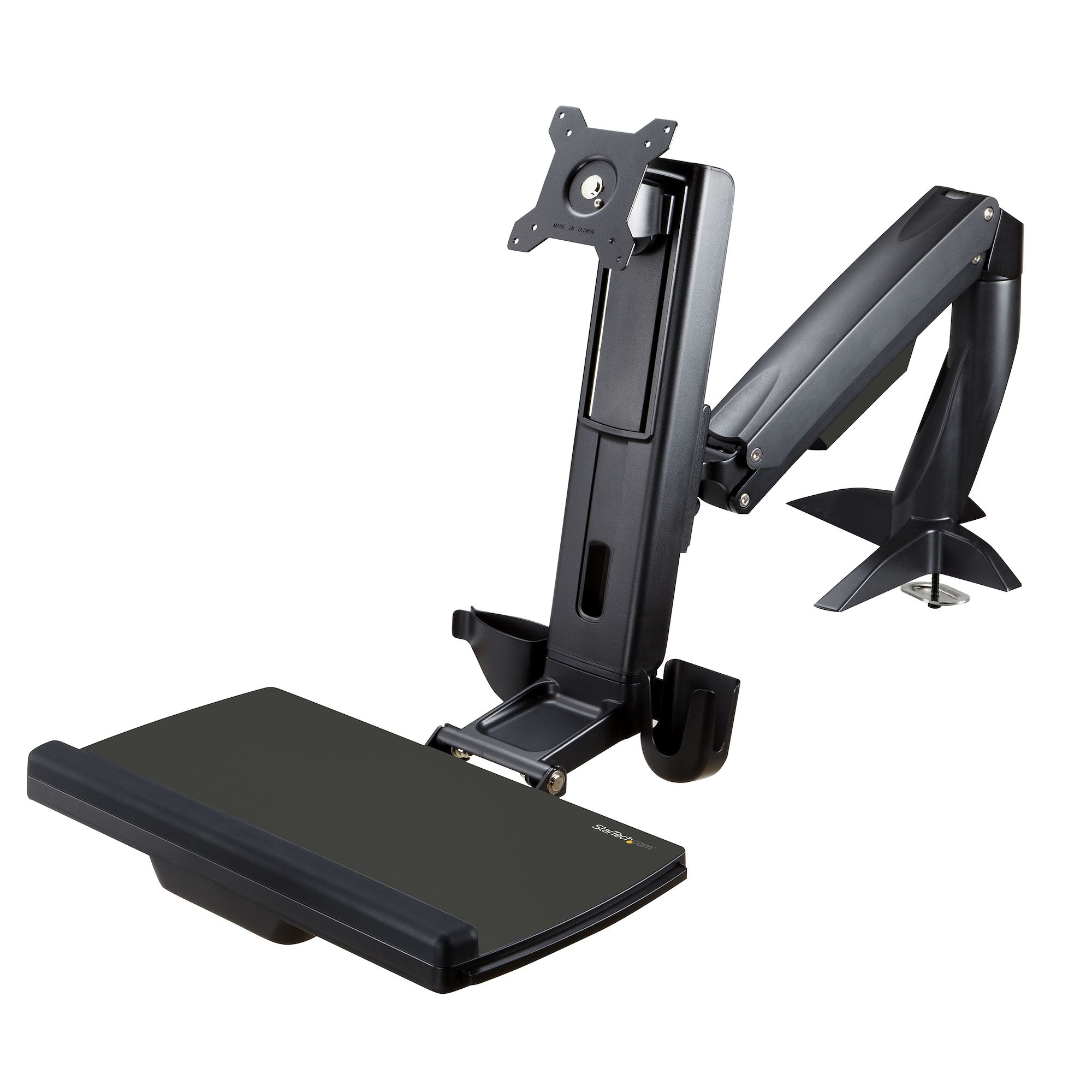Startech - Computer Parts        Sit Stand Monitor Arm - Height      Adjustable Monitor Arm Desk Moun    Armstscp1