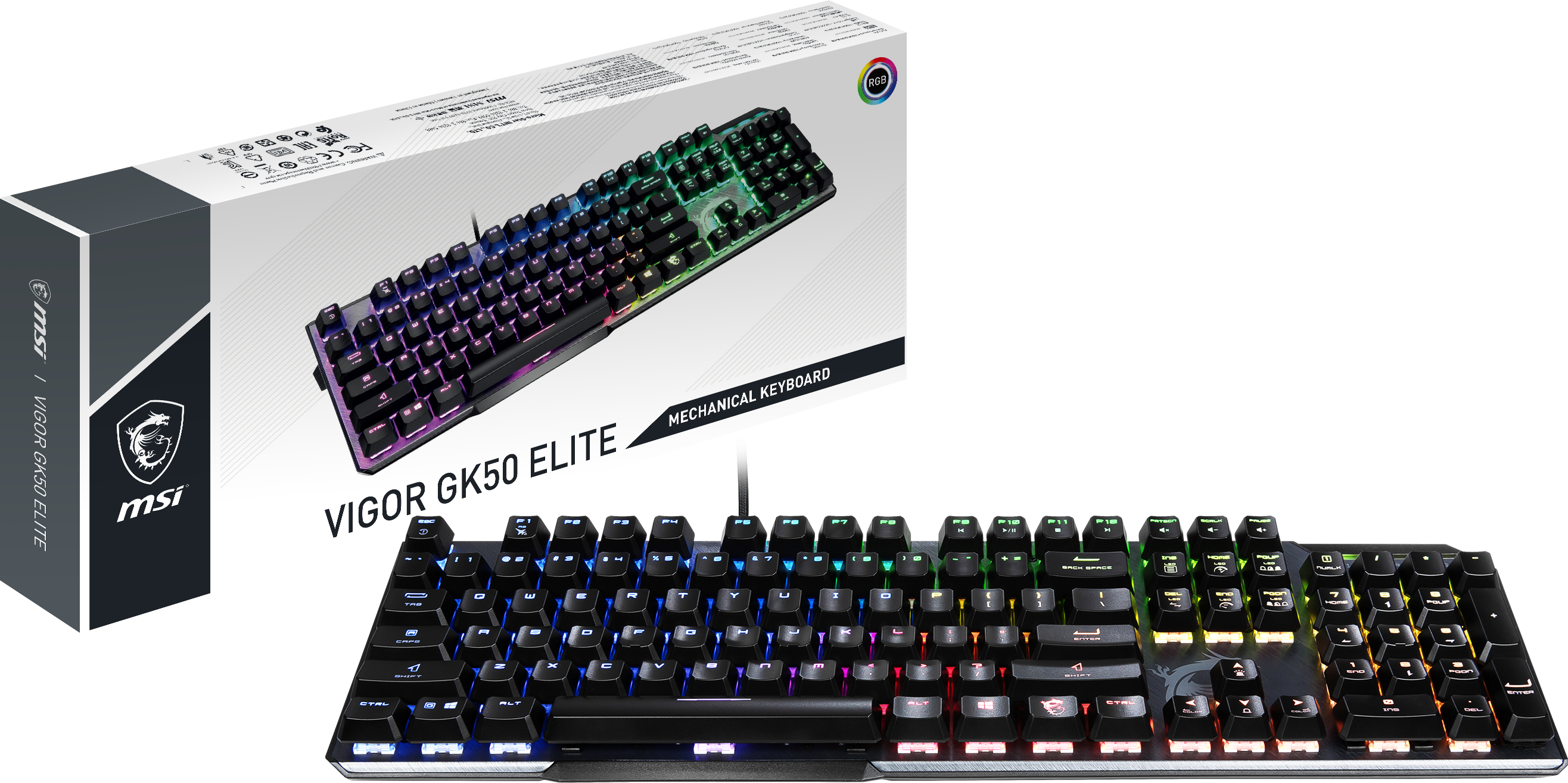 msi Msi Vigor Gk50 Elite Rgb Usb Gaming Keyboard S11-04uk229-cla - AD01