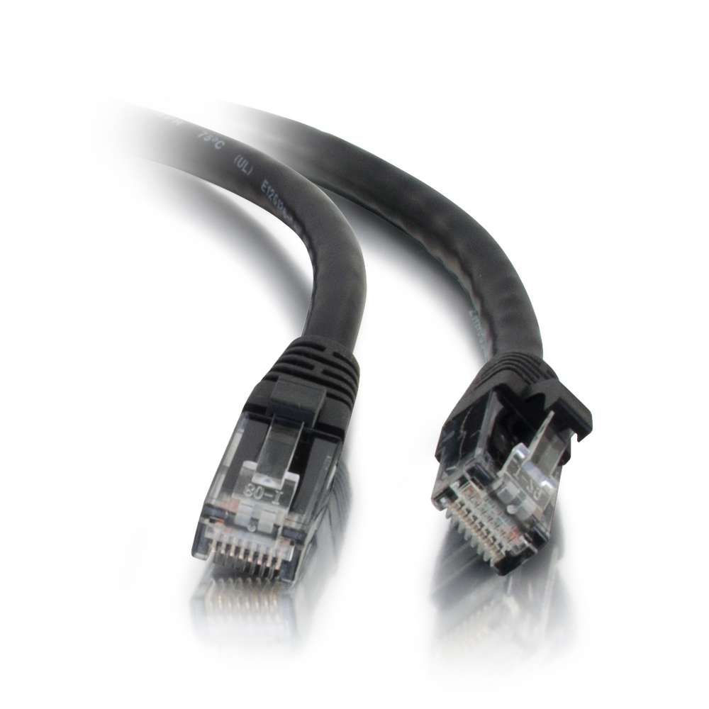 83181 Cables To Go 1m Cat5E 350 MHz Snagless Patch Cable - Black - C2000