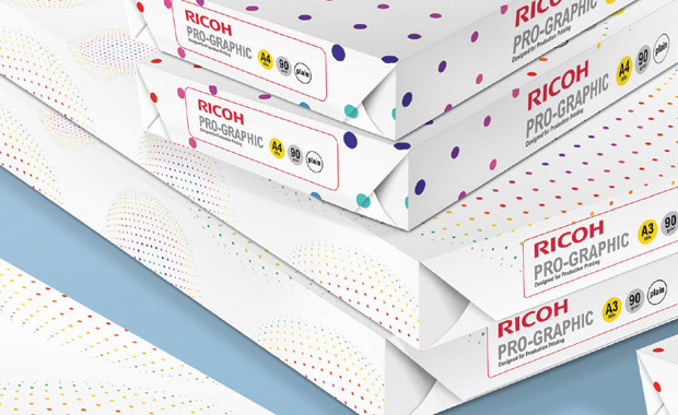RPGS453130 Ricoh PRO-GRAPHIC Coated Silk, White, 450 x 320, SRA3, 130 gsm, 500 Sheets Per Pack