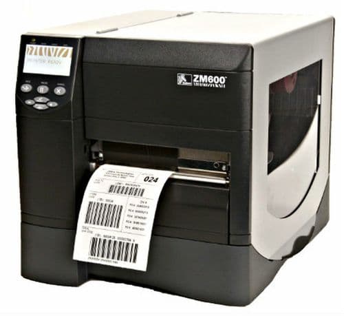 ZM600-200E-0100T Zebra ZM600 203DPI 6" D/T & T/T Industrial Label Printer - LAN / USB / Par - Refurbished