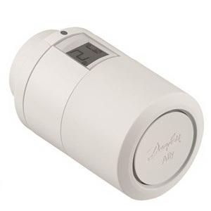 Danfoss Ally Radiator Thermostat. Ally, White, IP20, 90 C, 5 -  014G2460 - eet01