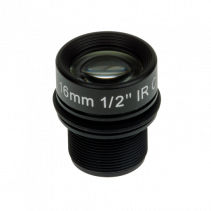 Axis LENS M12 16MM F1.8 4PCS 01961-001, Lens, Black, Axis,  01961-001 - eet01