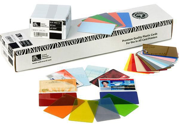 Zebra PVC, White Cards, 500 cards 10 mil, 0,25mm 104523-210 - eet01