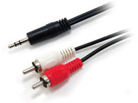 Equip Jack male / 2x RCA male 2m 3.5mm Male to 2xRCA Male  14709207 - eet01